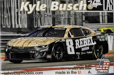 Salvinos JR Models RCC2025KBA #8 Rebel Bourbon 2025 Camaro Kyle Busch 1/24 kit
