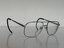 Luxottica Hector Aviator Dark Pewter Eyeglasses Frame Only 56-17-135