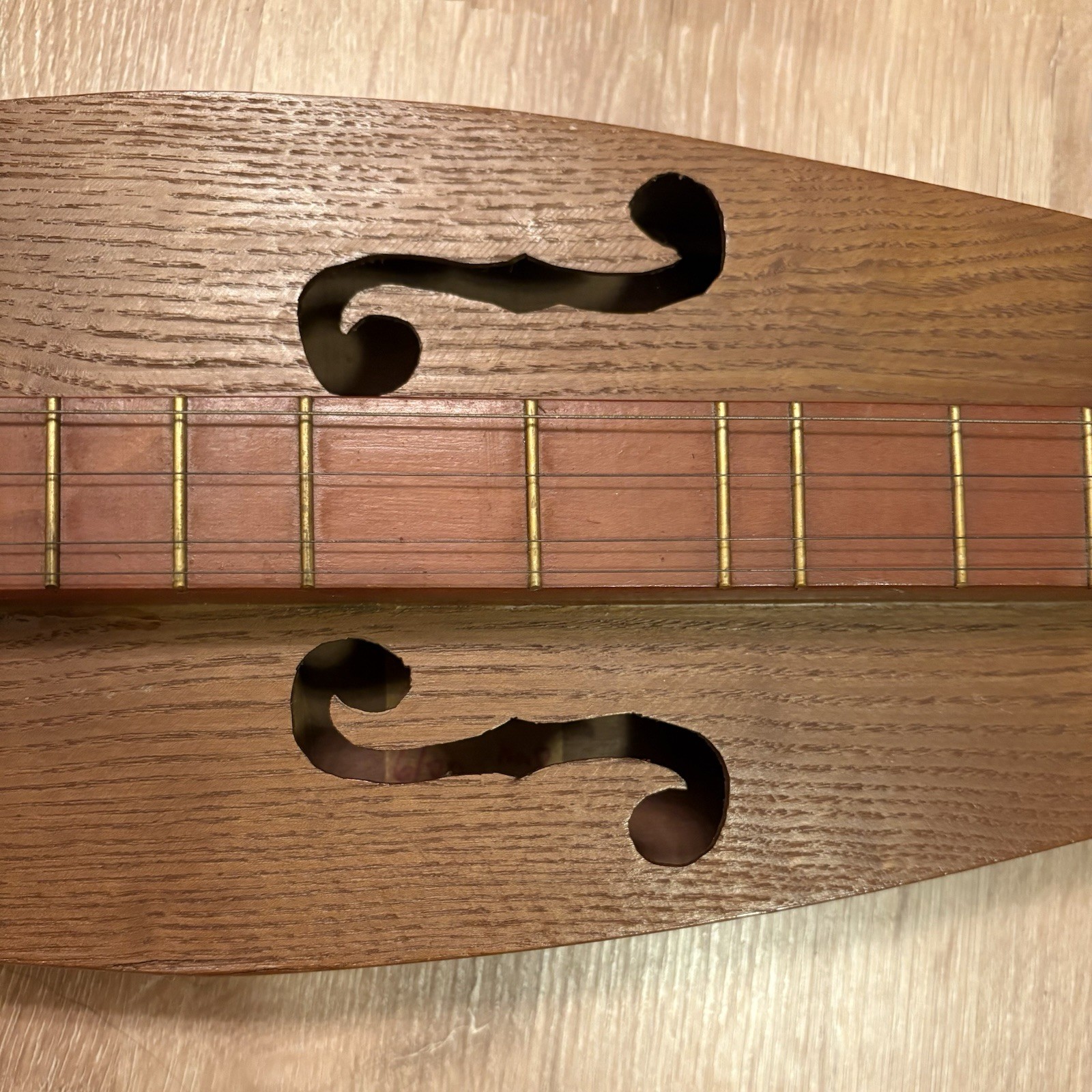 Vintage 1982 Dulcimer Instrument, 4 String Appalachian Dulcimer Hand Made C Cole