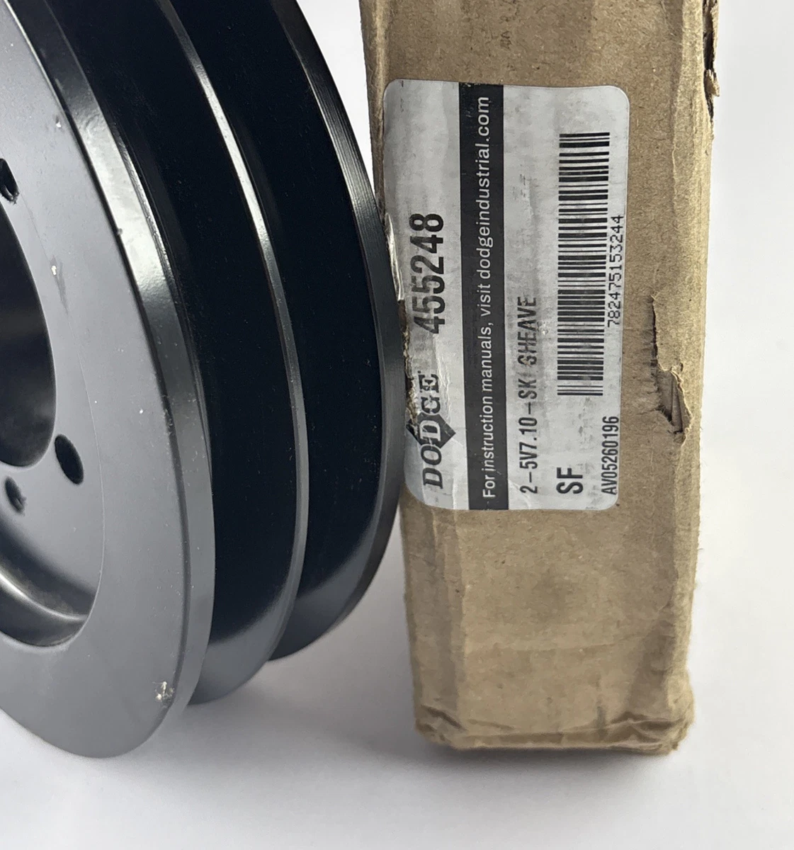 Dodge 455248 2-5V7.10-SK Sheave 2 Groove 7.10” OD 5V V-Belt QD SK photo 6