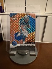2021 Panini Mosaic #210 Christian McCaffrey Orange Reactive Prizm Panthers 49ers