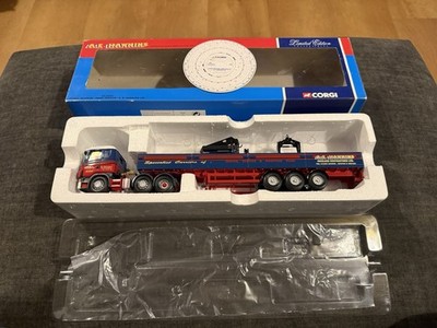 Corgi Scania Pritschenkran Anhänger AE Hawkins CC12223 Maßstab 1:50