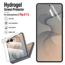 Full Screen Protector For Samsung Galaxy Z Flip 8/7/6 5G Inner/ Outer/Lens