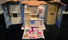 Vintage Mattel Barbie 1998 Family Cottage Fold Out Dollhouse With Accessories