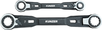 Kunzer Ratschen-RingschlüSselsatz, 4-1 (2-Teilig) 7RRS02