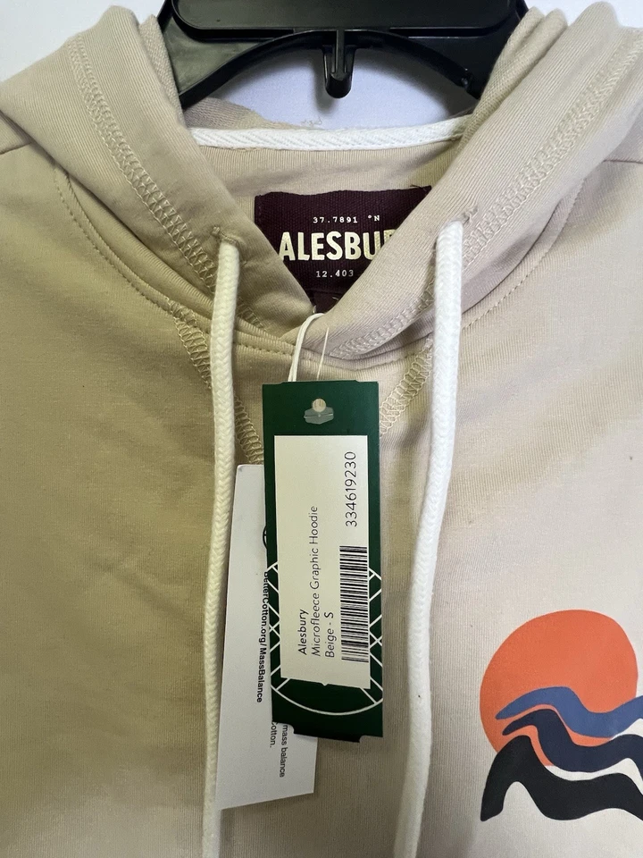 LOT OF 2 tshirt hoodie (threads 4 thought) & Microfleece hoodie (alesbury) sz S - Image 3 of 4