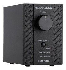 Rockville LUX 300 Audiophile 300w RMS Home Stereo Amplifier XLR In, Clean Power