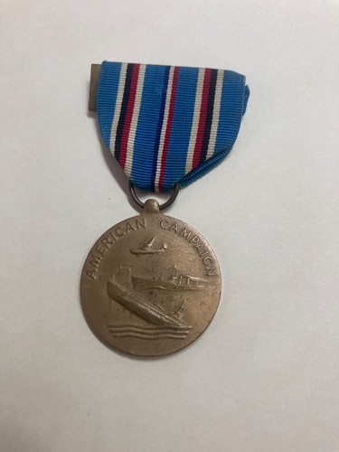 WWII UNITED STATES MILITARY American Campaign Service MEDAL US Badge 40s