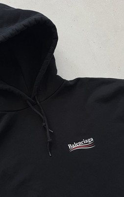 トップス BALENCIAGA Campaign LOGO HOODIE Balenciaga Campaign Logo Hoodie – Justin Reed