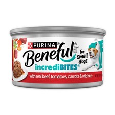 12 Pack Purina Beneful Small Breed Wet Dog Food Gravy IncrediBites w/ Real Beef