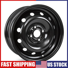 New 15x 6 Inch Steel Replacement Wheel Rim For Honda Fit 2015-2022 Black Rim