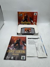 Duke Nukem 64 (Nintendo 64, 1997) with Box and Manual