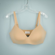 Knix 5 Size 38 C 36D Nude Tan Beige Wing Woman Invisible Wireless Adjustable Bra