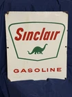 VINTAGE 1960’s ORIGINAL SINCLAIR DINO PORCELAIN GAS PUMP PLATE SIGN NR