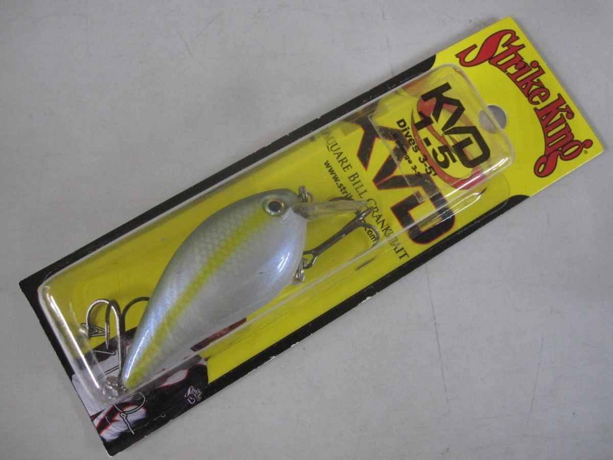 Strike King KVD1.5 586 Blueback Herring New Lures - Image 4