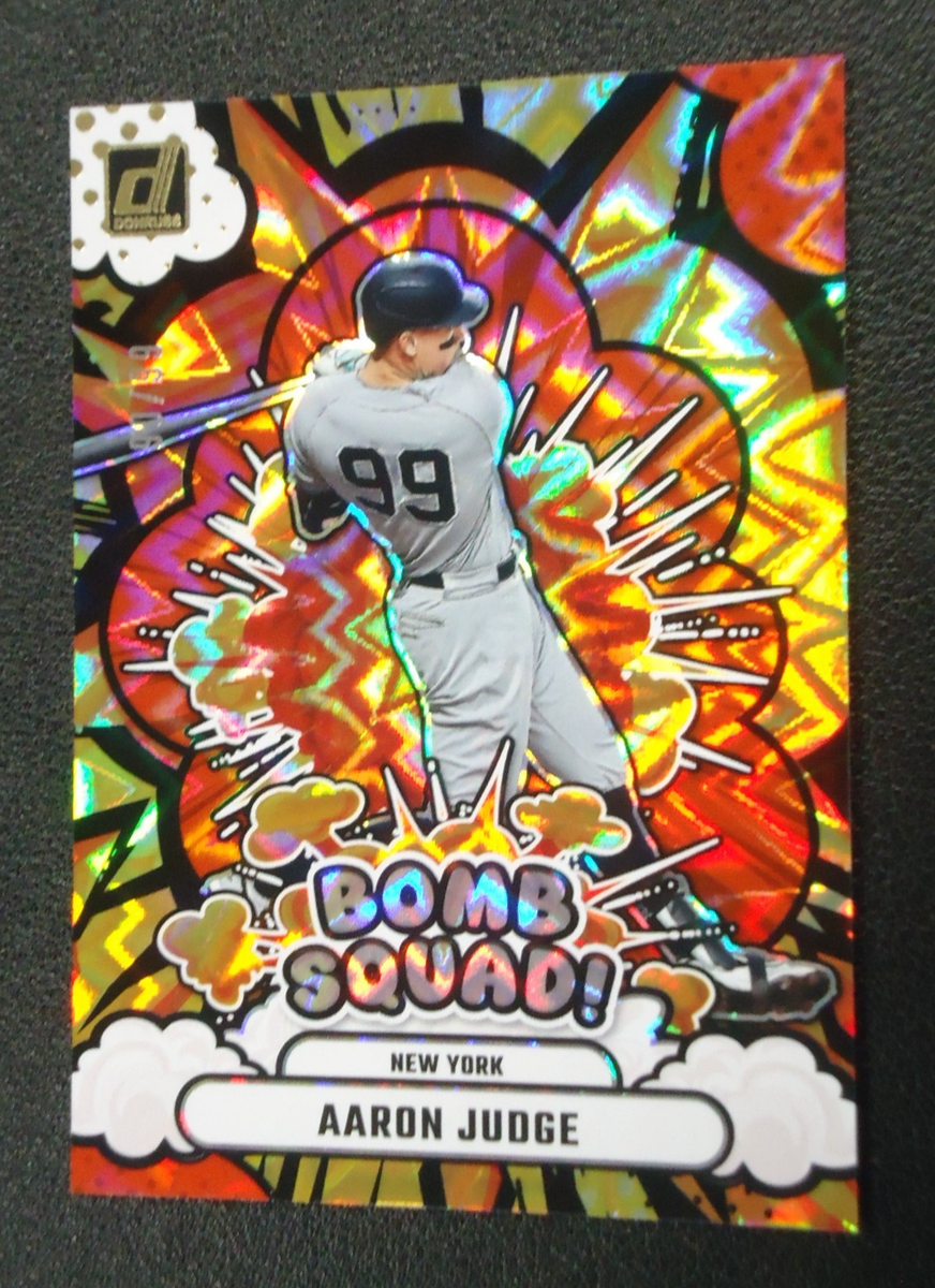 Aaron Judge 2025 PANINI DONRUSS BOMB SQUAD 90/99 Card #18 YANKEES