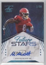 2021 Leaf Ultimate Draft Platinum Spectrum 1/30 Stevie Scott III Auto 0q4s