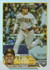 2023 Topps Manny Machado #400 San Diego Padres Rainbow Foil Parallel Baseball