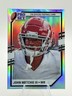 2022 Pro Set Draft Metal Portraits John Metchie III #PSP-JM1 Silver Prismatic RC