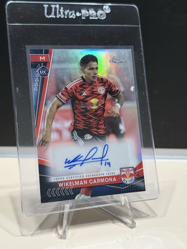 2024 Topps Chrome Mls - Autographs Wikelman Carmona #CA-WC (AU, RC)