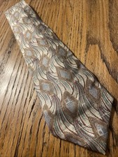 Vintage 80s 90s EUC Masetti Silk Tie Men  s Necktie USA Abstract