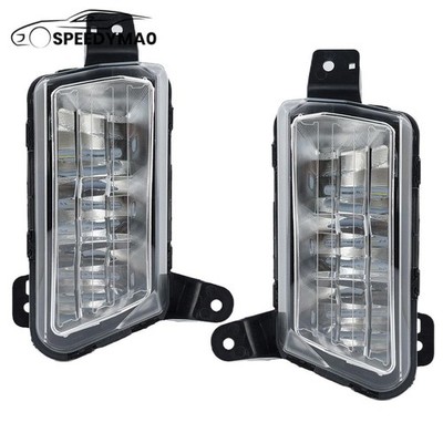 Pair LED Front Fog Light Lamp Left Right For Chevrolet Silverado 1500 2022-2024