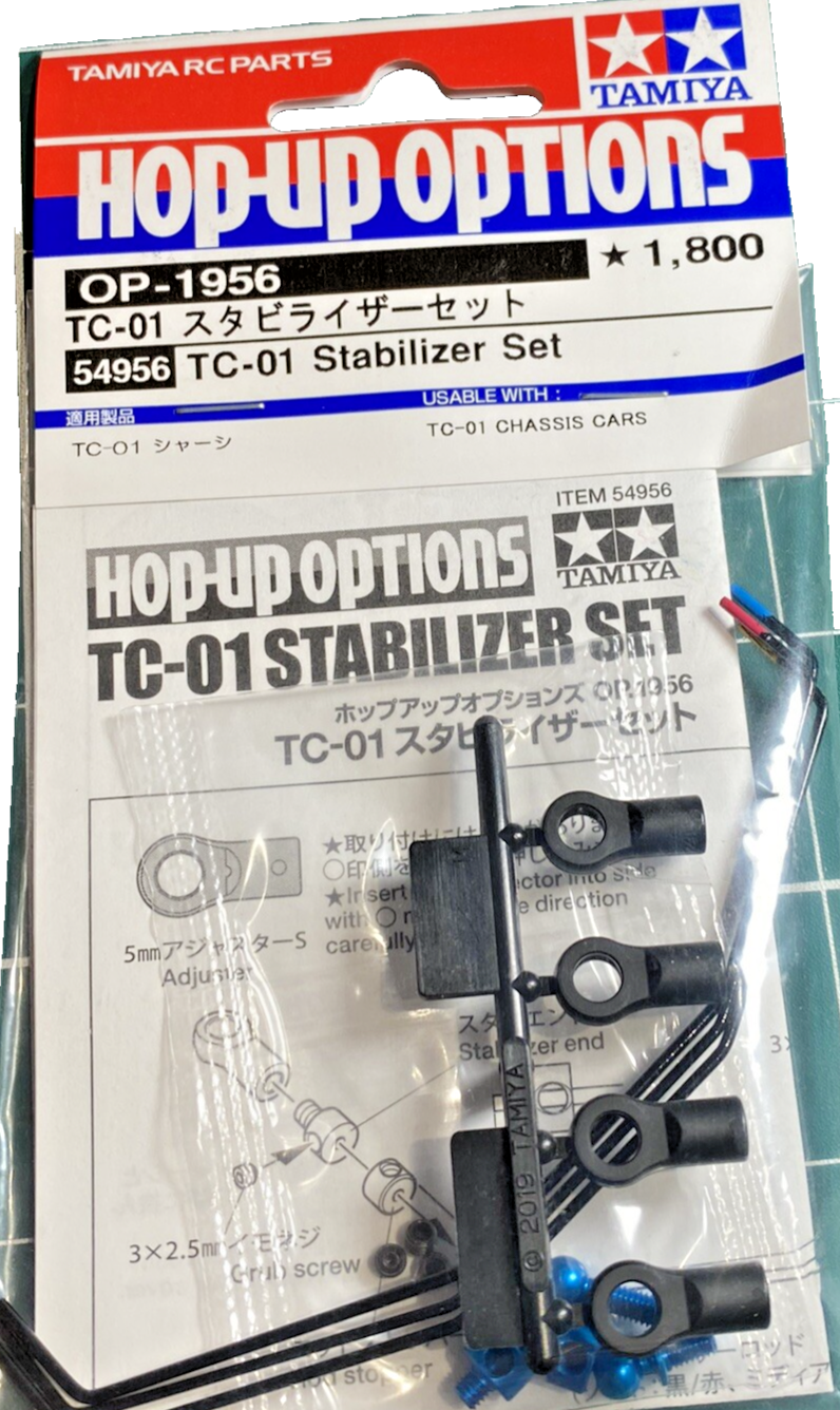 Tamiya 54956 TC-01 TC01 Stabilizer Set Hop Up Options  1/10 NIP