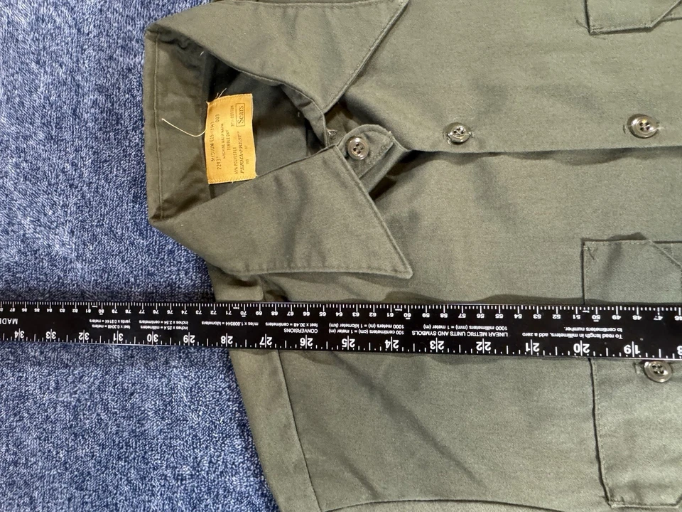 Vintage Sears Shirt Men’s Medium Work Wear Button Down Green - Image 4 of 4
