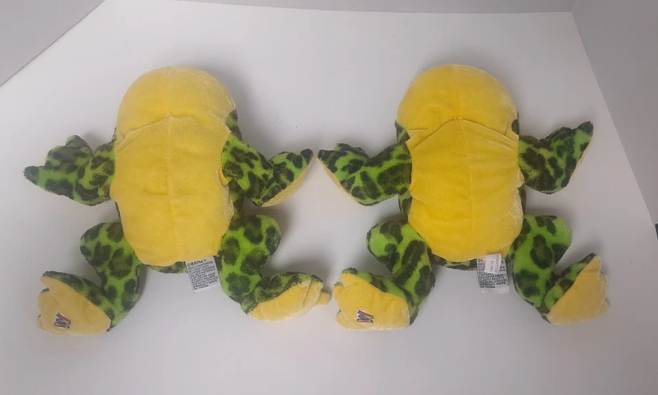 Ganz Webkinz 9” Plush 2 Frogs BullFrog Green Black Spots Stuffed Animals NO CODE - Image 4 of 4