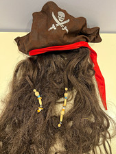 Capt. Jack Sparrow, Wig, Beads, One Size Halloween