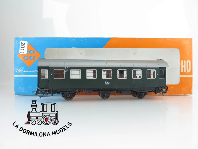 MG2011 H0 =DC ROCO 4214 Personenwagen 2. Kl. der DB - OVP