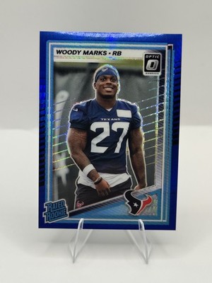 2025 Panini Donruss Optic - Rated Rookie Woody Marks Blue Hyper Prizm (See Pics)
