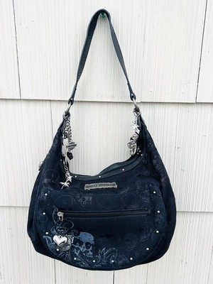 バッグ Harley-Davidson archive totebag y2k e674 Vintage Harley Davidson Women's Skull Studded Leather Tote Bag