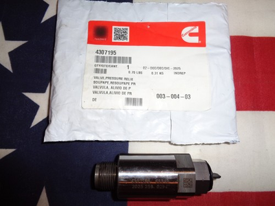 #ad WOW 30%OFF OEM CUMMINS PRESSURE RELIEF VALVE #4307195. $424.00