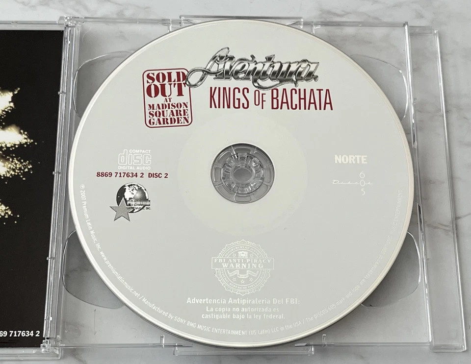 Aventura Sold Out At Madison Square Garden K.O.B 2 CD ORIG. 2007 w/Hype Sticker! Foto 4 de 4