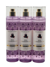 3 BATH BODY WORKS WILD BLACKBERRY JAM WOMEN FINE FRAGRANCE MIST 8 FL OZ SPRAY