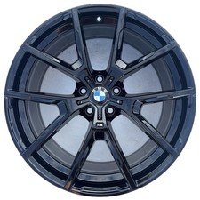 20” GENUINE BMW 8 SERIES 728M G14 FRONT ALLOY WHEEL RIM GLOSS BLACK 8J 8097240