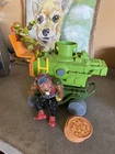 Pizza Thrower TMNT 1989 Vintage Playmates Action Figure Vehicle sold as is.