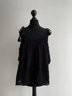 Schwarzes Top / River Island / Gr. 6