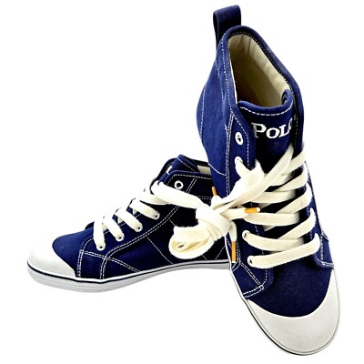 Polo Ralph Lauren - MARTINE Sneakers, Navy Canvas, Polo Logo, US