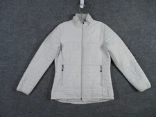 Eastern Mountain Sports Jacket Adult M White Full Zip Puffer Insulated Womens