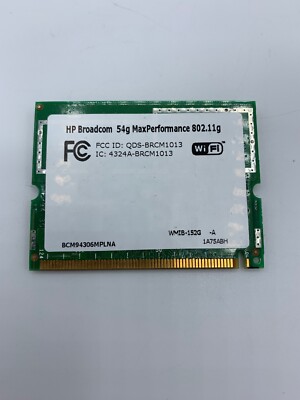 HP Broadcom 54g MaxPerformance 802.11g Wireless Wi-fi Card MM10219E