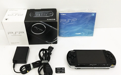 Sony PSP 2000 Launch Edition 64MB Handheld System - Piano Black for sale  online