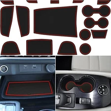 17x Door Slot Cup Holder Mats Interior Accessories For Nissan Rogue 2021-2025