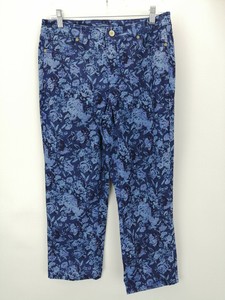 Isaac Mizrahi Live! TRUE DENIM Floral Printed Cropped Jeans Indigo R8  A274766 | eBay