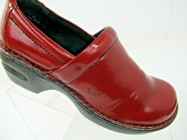 boc clogs red