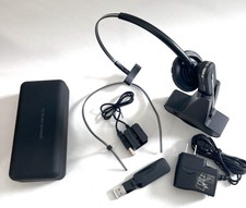 Wireless Headset Plantronics Savi 440  USB adapter USED BUT EXCELLENT CONDITION