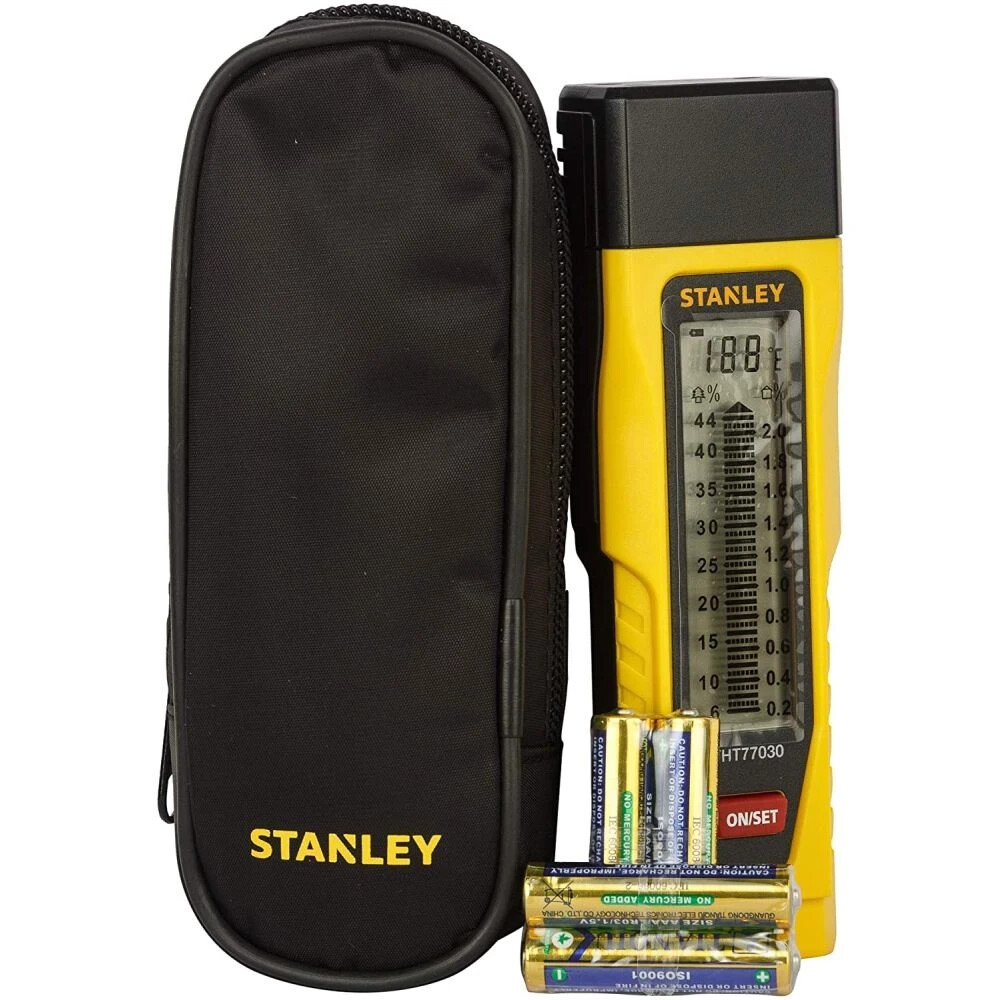 Stanley Moisture Meter with Two Detection Pins and LCD Screen 077030