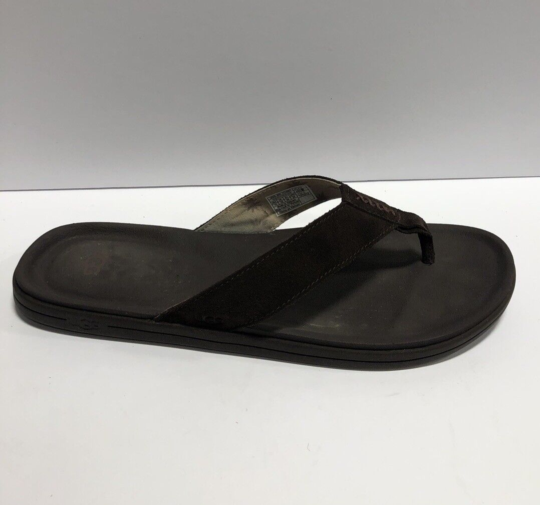 UGG Mens Brookside Flip Flop Sandals Brown Size 10 M | eBay