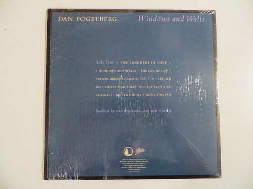 Dan Fogelberg – Windows And Walls - LP 1984 Full Moon - Folk Rock -Shrink w/Hype - Picture 3 of 10